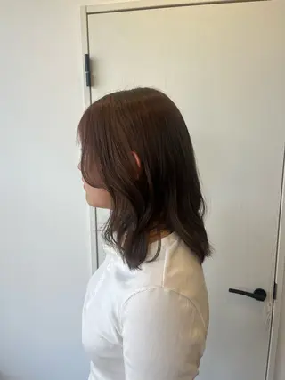ミディアム りな/ツヤカラー/ 豊橋美容院のヘアスタイル