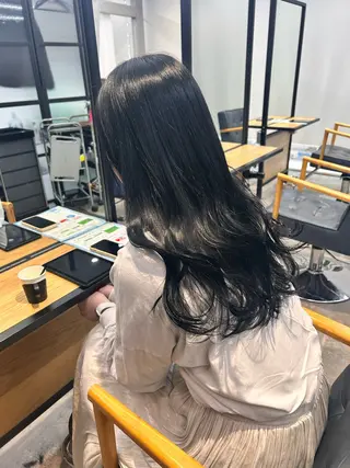 ロング カラー 韓国×髪質改善カラー 💎hinaのヘアスタイル