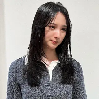 ロング グレージュ🐰透明感 カラー🫧akihoのヘアスタイル