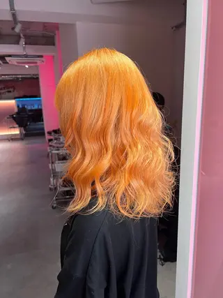 ミディアム sara/名古屋 ／ハイトーンのヘアスタイル