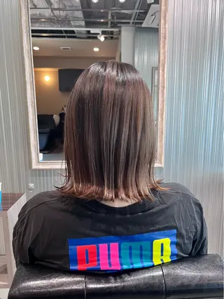 ミディアム カラー KIZU 髪質改善 オカルト怪談のヘアスタイル