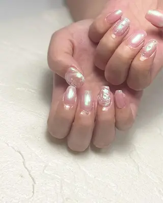 ショート ネイル 山崎 怜のネイルデザイン