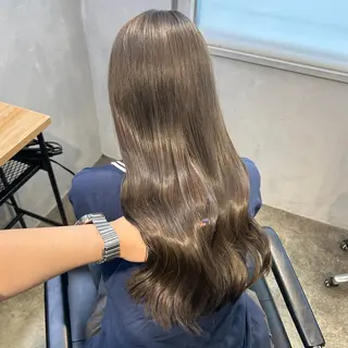 セミロング カラー ✨うる艶/ブリーチ✨ 𝓡𝒖𝓷𝐚💋のヘアスタイル