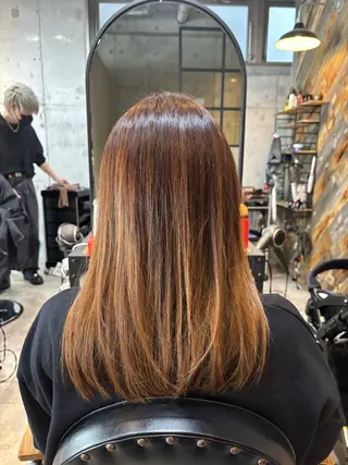 ロング 本多 光樹のヘアスタイル