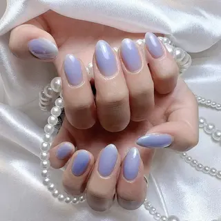 ネイル RAFFINE 月🦋🩵のネイルデザイン