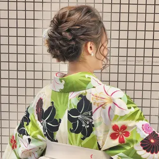 セミロング ヘアアレンジ あんざき みわのその他イメージ