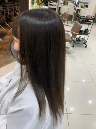 ロング カラー 美髪×縮毛矯正 水上真由美😘のヘアスタイル