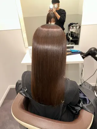 セミロング Wisteria所属・美髪特化✨ 伊織✨縮毛矯正✨のヘアスタイル