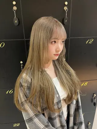 ロング パーマ 寺島 理菜のヘアスタイル