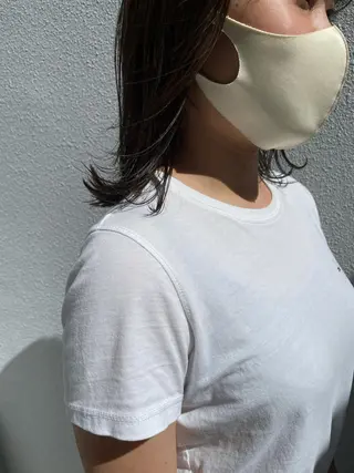 ミディアム C’LD hair produce /シールドヘア所属・モテ髪/ボブ/ショー ト/アダチフウトのヘアスタイル