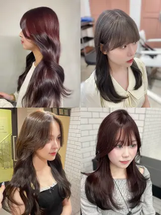 セミロング ワンホンレイヤー 福岡天神RAIRAのヘアスタイル