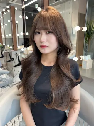 ロング カラー 🍒ブリーチなしカラ ー／Sakura🍒のヘアスタイル