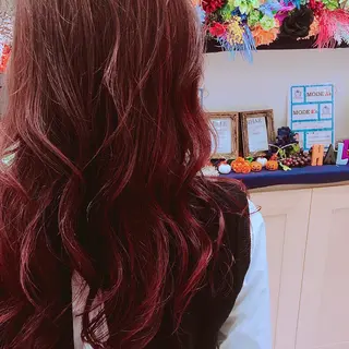 ロング しもかわ かほのヘアスタイル