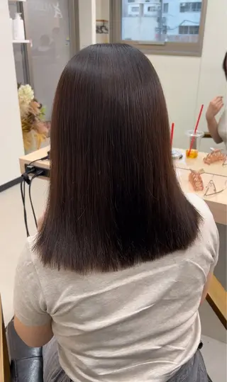 セミロング カラー GRAN LUSSO岡山駅前【グランルッソ】所属・GRAN LUSSO 【MIHARU】のヘアスタイル