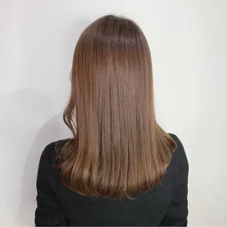 セミロング カラー HARUKA韓国ヘア /Luana梅田のヘアスタイル