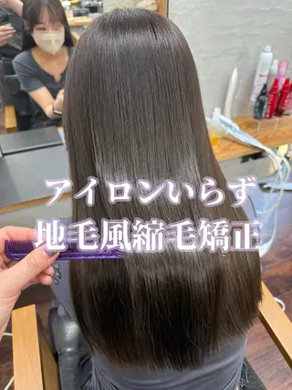 ロング 小島 咲音/艶カラー /酸性ストレートのヘアスタイル