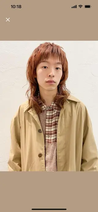 ミディアム カラー メンズ 藤澤 春菜  /  ACAのヘアスタイル