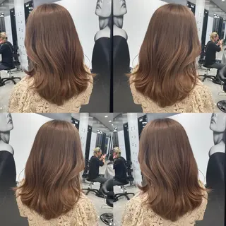 ミディアム カラー HARUKI MINATO Japan SENDAI所属・🌈【透明感・韓国 ヘア】がっきー🌈のヘアスタイル