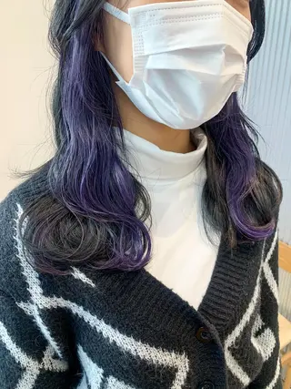 セミロング カラー ヘアアレンジ yuka .のヘアスタイル