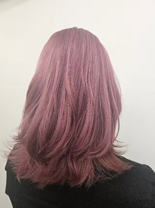 セミロング カラー あいだ🐼12月末 限定クーポン掲載中のヘアスタイル