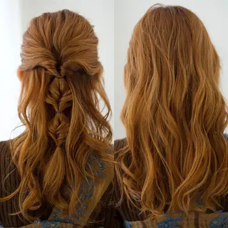 ロング カラー fio マナミのヘアスタイル