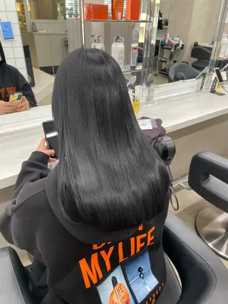 ロング 艶カラー美髪縮毛矯正 /髪質改善✨️ユウキのヘアスタイル