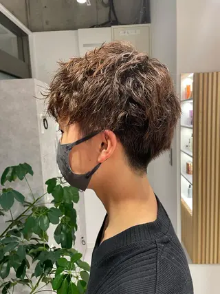 ショート カラー パーマ メンズ メンズ＆パーマ特化 takumiのヘアスタイル