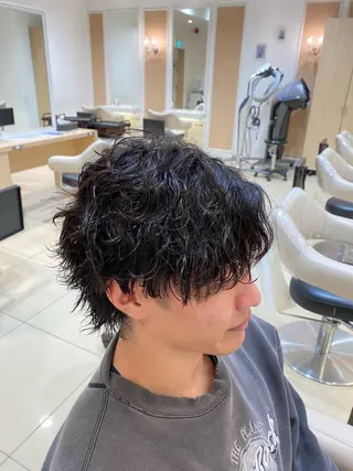 ショート パーマ メンズ メンズ特化型美容師 栗山勇人のヘアスタイル