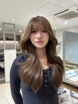 ロング 🎀LUNA🎀 レイヤーカット/艶髪のヘアスタイル