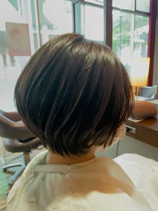 ショート 【コテ巻き風パーマ】 一木快斗のヘアスタイル