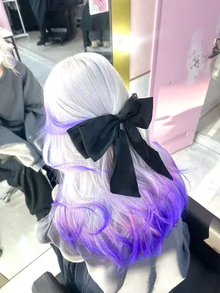 ロング ブリーチ人気No.1 MANATO🎨🌈のヘアスタイル