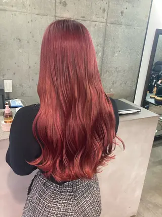 ロング カラー ✨最安値✨エクステ カラー🌼つきな🌼のヘアスタイル