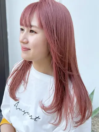 ロング カラー le'a所属・谷町/Le'a /竹原しおなのヘアスタイル