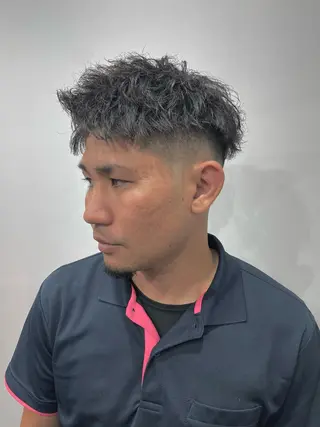 ショート メンズ 💈メンズパーマ💈 ナカザワ リョウのヘアスタイル