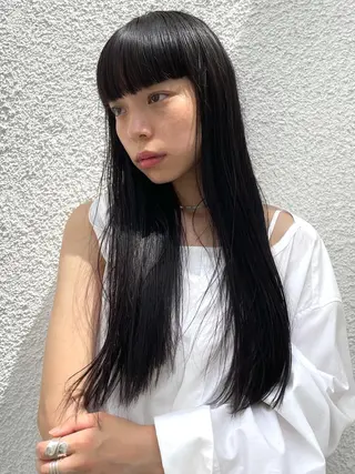 ロング 斎藤祐樹 /レイヤー/パーマのヘアスタイル