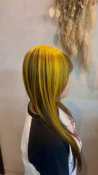 ロング 中川 舞のヘアスタイル