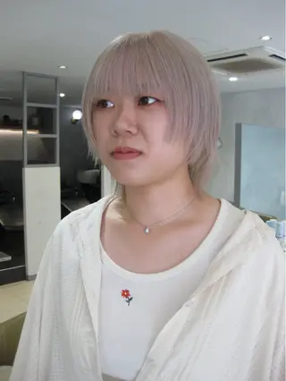 ショート カラー 🦖ミニボブ/ボブ /MOEKA🦕のヘアスタイル