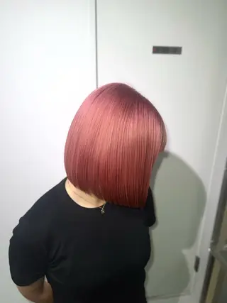 ショート カラー 渋谷/ハイトーン/ プルエクステ/大和のヘアスタイル