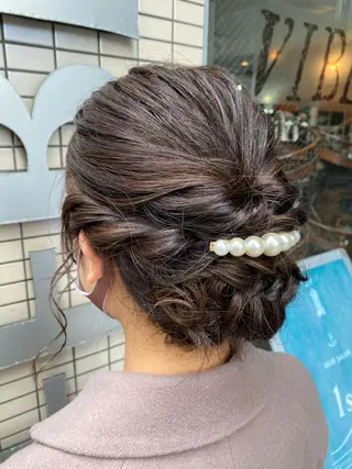 セミロング ヘアアレンジ 💖ハイライト/ハイ トーン💖MIKIのヘアスタイル