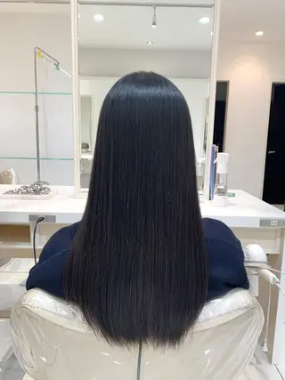 ロング パーマ 金澤 夏海のヘアスタイル