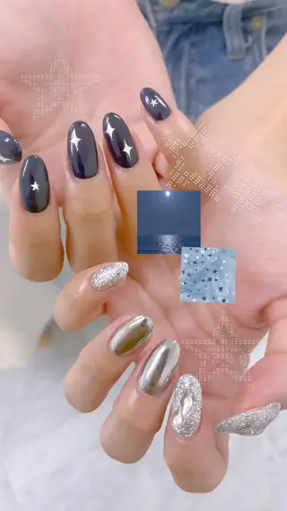 ネイル POiT.所属・SHiHO໒꒱⋆ﾟ/ 渋谷/韓国ネイルのネイルデザイン