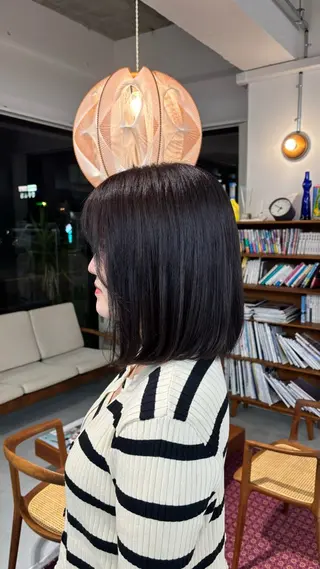 ミディアム カラー 楠瀬 綾乃のヘアスタイル