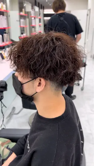 パーマ メンズ 🤍透明感カラー🤍 ブリーチ🤍AINEのヘアスタイル