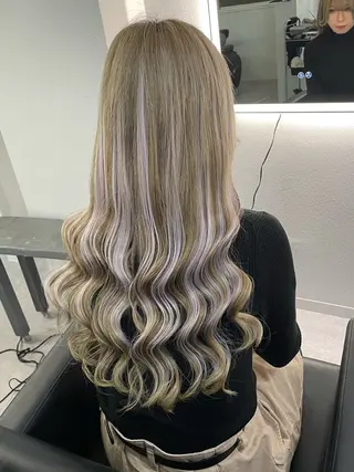 ロング カラー Cielro【 シェイロ 】所属・Cielro/ダブル カラー/西田咲希のヘアスタイル