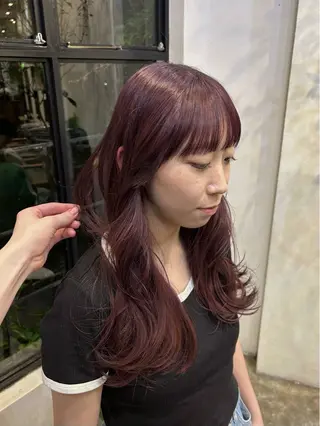 ロング カラー 松尾海奈 /ショートカットのヘアスタイル