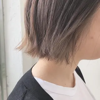 ミディアム カラー fio マナミのヘアスタイル