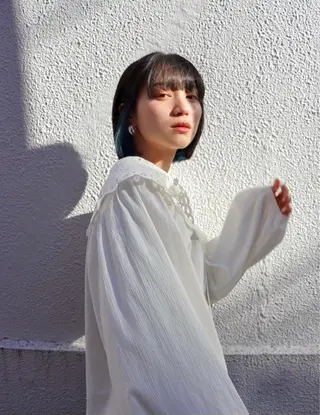 ミディアム カラー/レイヤー/ 髪質改善/PAAQのヘアスタイル