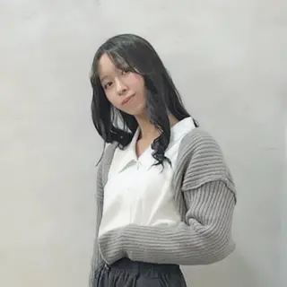 セミロング カラー ヘアアレンジ 阿部 大陽のヘアスタイル