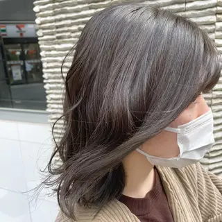 ミディアム カラー 髪質改善/透明感カラ ー/Ayana 🍒のヘアスタイル