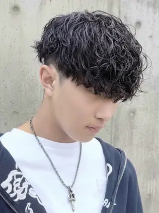 ショート パーマ headstock所属・31日カットパーマ枠 のすけ【五位堂】のヘアスタイル